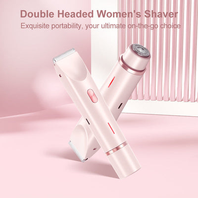 Women's Electric Shaver Double Head Smooth Gentle Hair Removal