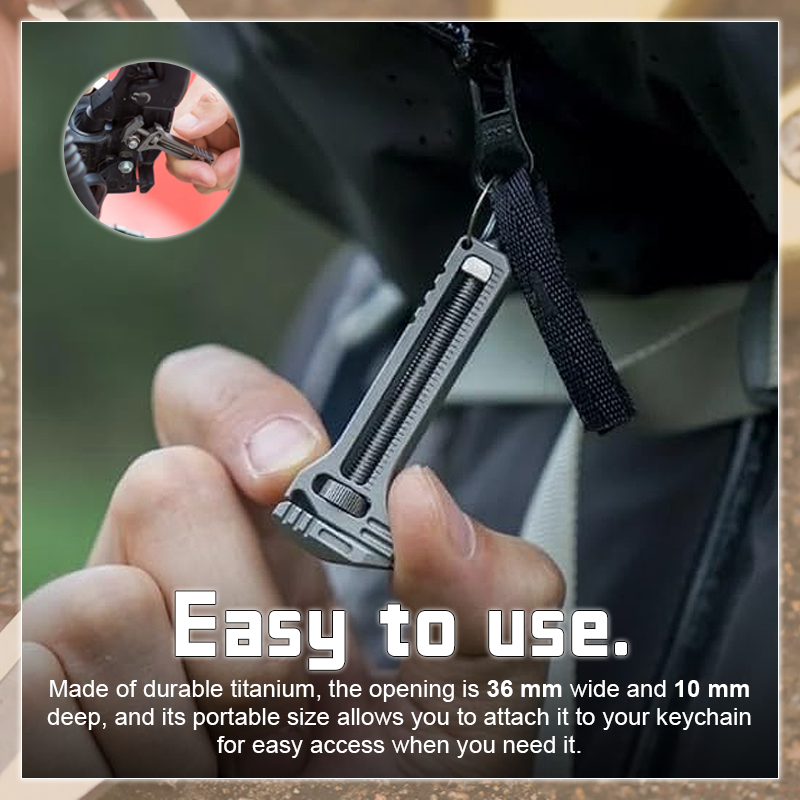 Compact Titanium Multitool With Durable Tools For Everyday Use
