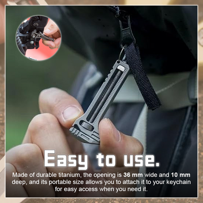 Compact Titanium Multitool With Durable Tools For Everyday Use