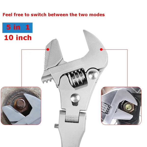 Telescopic Ratchet Wrench 5 In 1 With Adjustable Shaking Head