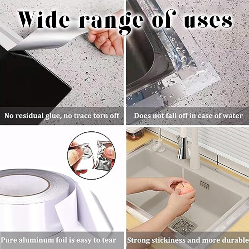 Self-Adhesive High Temperature Aluminum Foil Tape Heat Resistant