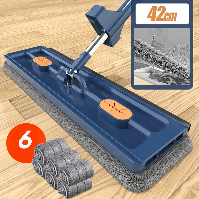 Big Flat Mop Large Cleaning Floor Tool Easy Use
