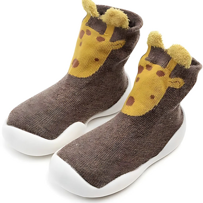 Non-Slip Toddler Sock Shoes With Cartoon Design For Kids