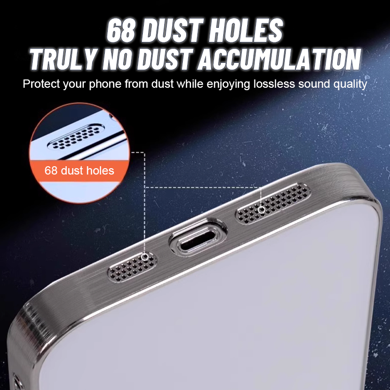Brushed Titanium Phone Case Durable Protective Cover For Smartphones