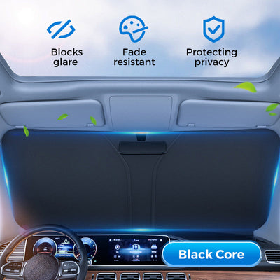 Universal Foldable Windshield Sun Shade For Cars And Trucks