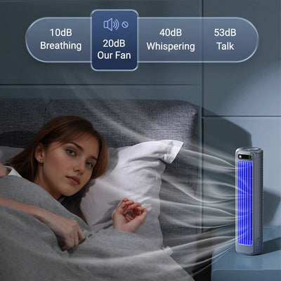 Portable Tower Fan With Turbo Speed And Compact Design