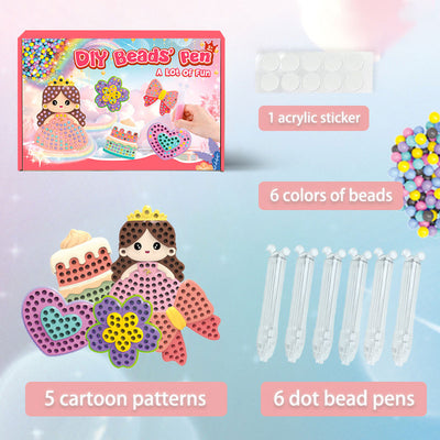 DIY Handmade Bead Diamond Painting Craft Kit For Creative Art Projects