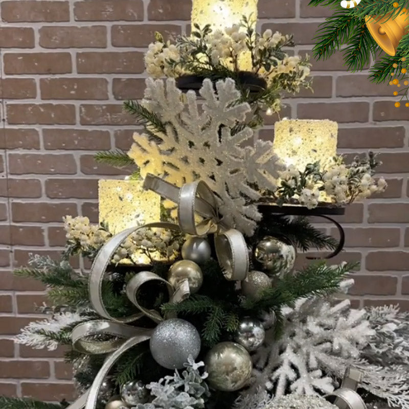 Christmas Tree Topper Shelf Decorative Display Stand Holder