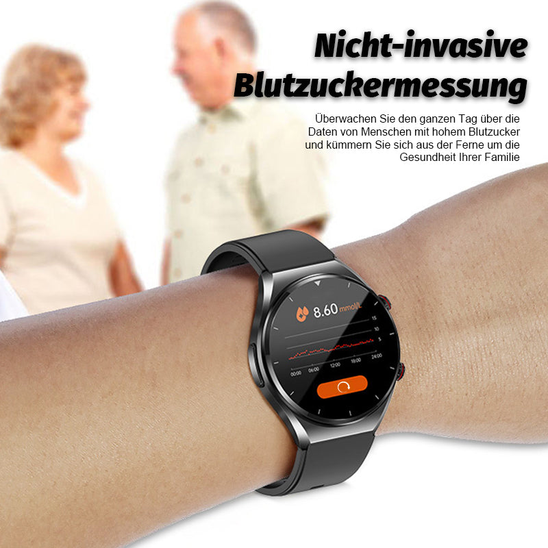 Heart Rate Blood Sugar Monitoring Watch With Bluetooth Call Function