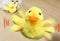 Interactive Cat Toy Plush Flapping Duck With Vibration Sensor For Cats