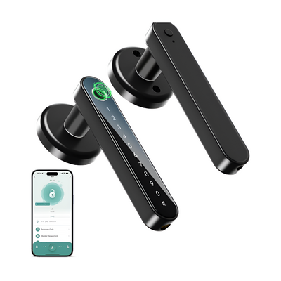Smart Fingerprint Door Lock Keypad Access Control Security
