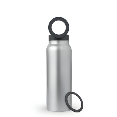 Water Bottle With Magnetic Phone Mount For Hands-Free Convenience