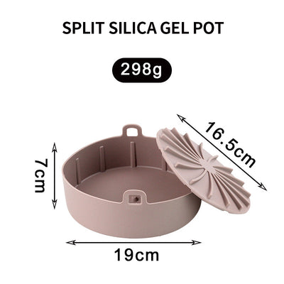 2-in-1 Air Fryer Silicone Pot For Easy Cooking And Baking