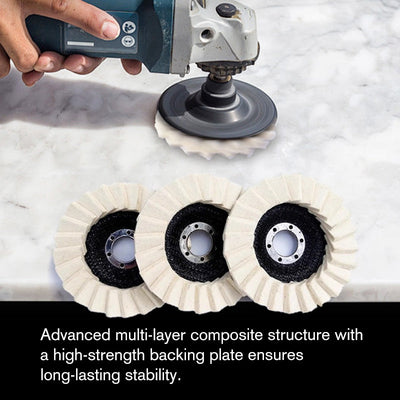Wool Felt Polishing Disc Flap For Effective Surface Finishing
