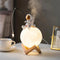 Astronaut Night Light Humidifier Moon Resin Spaceman Home Decor