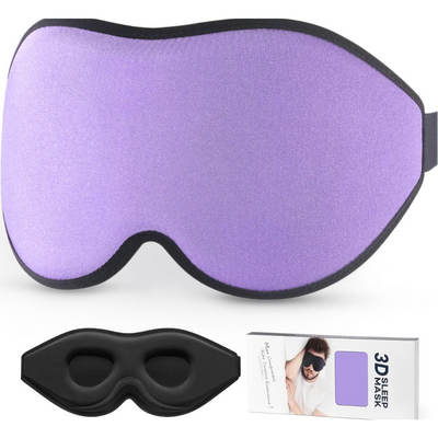 Light-Blocking Sleep Mask Soft Comfortable Adjustable Eye Cover