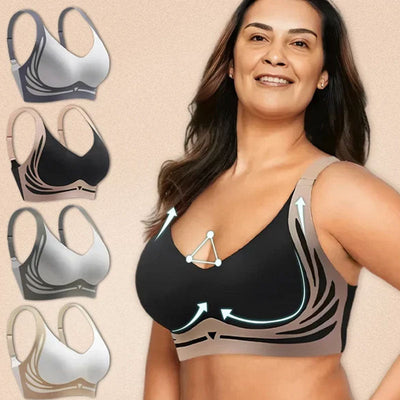 Wireless Push-up Bra Wireless Comfort No Sagging Support Bra