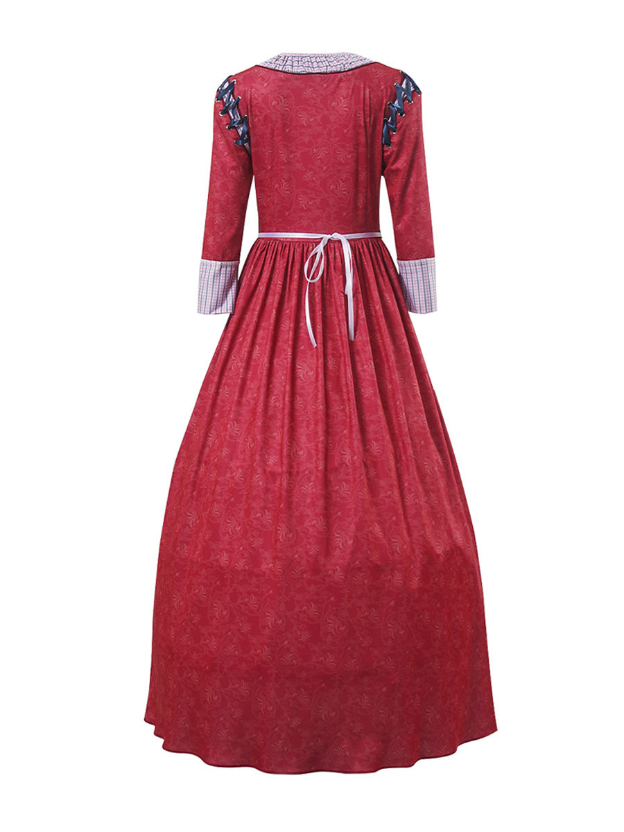 Princess Maid Dress For Adults Long Sleeve Maxi Dress With Apron