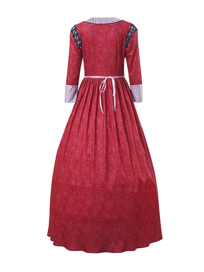 Princess Maid Dress For Adults Long Sleeve Maxi Dress With Apron