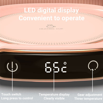 Coffee Mug Warmer With Adjustable Temperature Control And Auto Shutoff