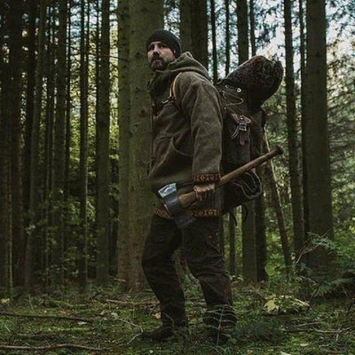 Men's Heavy Winter Coat Warm Outdoor Jacket For Cold Weather