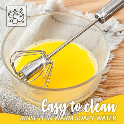 Stainless Steel Semi Automatic Whisk For Easy Mixing And Baking
