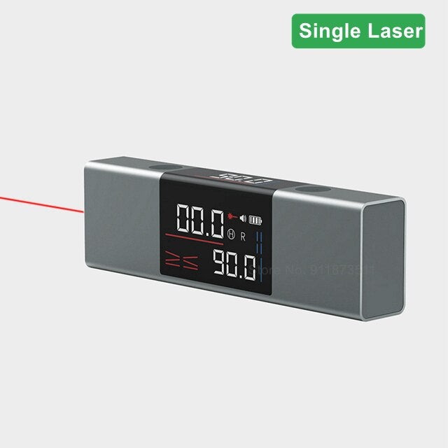 2 In 1 Laser Angle Ruler And Protractor Tool For Precision Measurement
