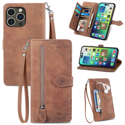 Skin Feel Flip Leather Wallet Phone Case For Protection
