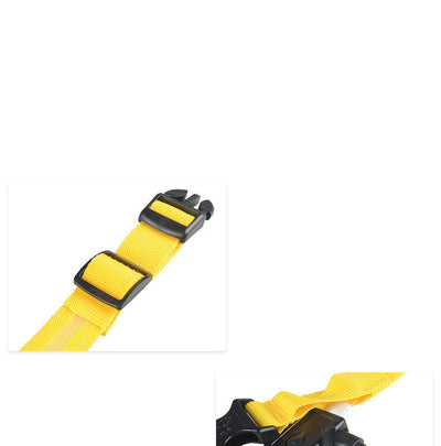 Nylon LED Dog Collar Adjustable Luminous Safety Glow Night Light