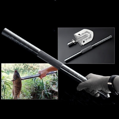 Survival Shovel Set With Durable High Carbon Steel Camping Tool