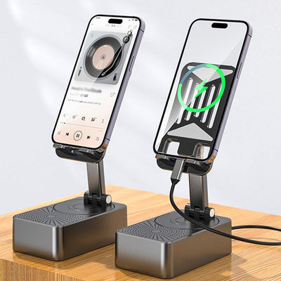 3 In 1 Wireless Bluetooth Speaker Charging Station Phone Stand
