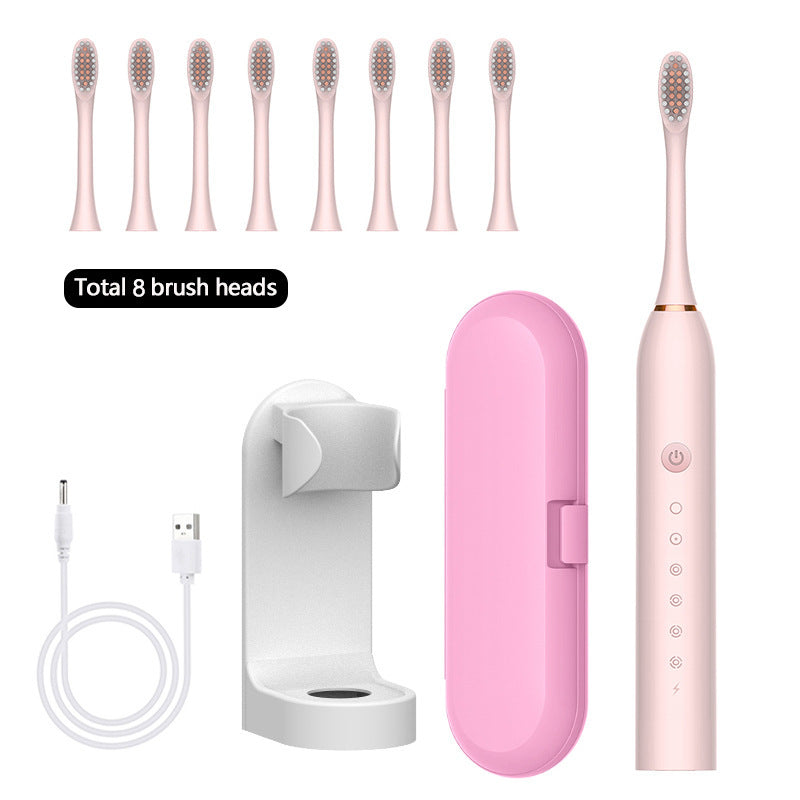 Portable Sonic Electric Toothbrush For Adults With Powerful Cleaning