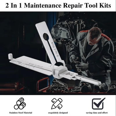 Stainless Steel Key Decoder Professional Locksmith Tool For Precision