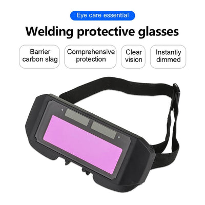 Auto Dimming Welding Glasses With 5 Protective Lenses