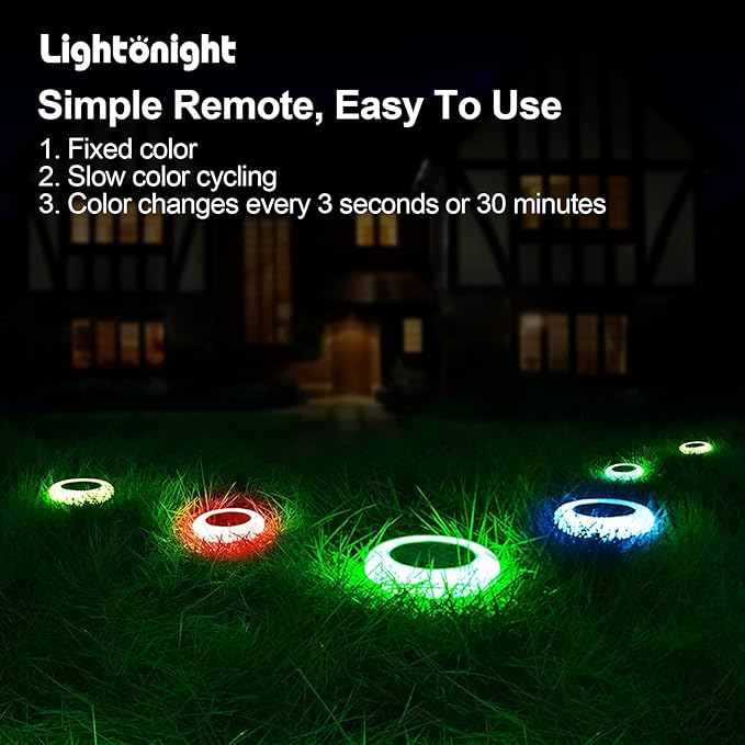 Colorful Solar Lights Outdoor Decorative Garden Lighting