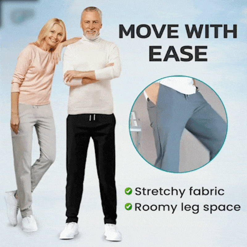 Unisex Quick Dry Stretch Pants Pull-on Lightweight Comfort