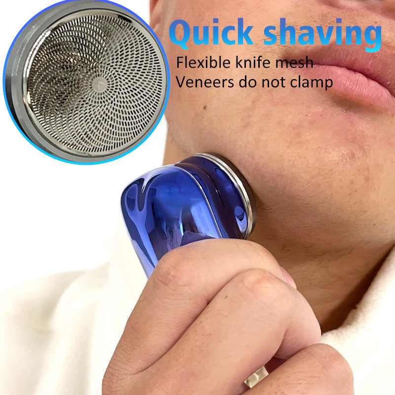 Mini USB Rechargeable Shaver Portable Electric Grooming Tool For Men