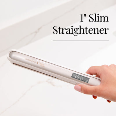 Therapy 1 Inch Hair Straightener Iron With Argan Oil Keratin Infusion