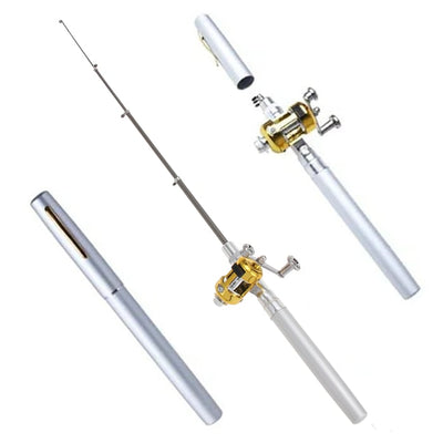 Pocket Fishing Rod Compact Lightweight Telescopic Travel Rod