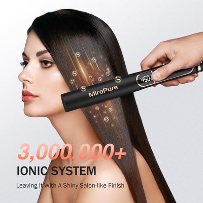 Hair Straightener With 1 Inch Titanium Plates For Sleek Styling