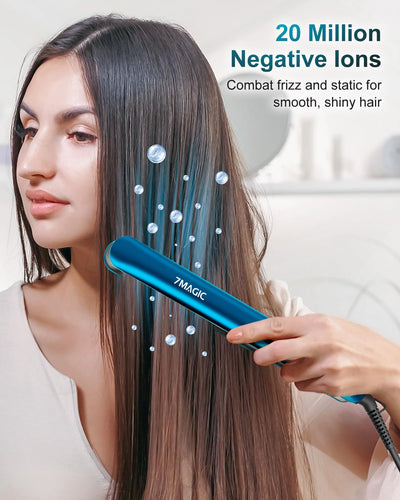 Ceramic Hair Straightener Flat Iron With LCD Professional 2 In 1
