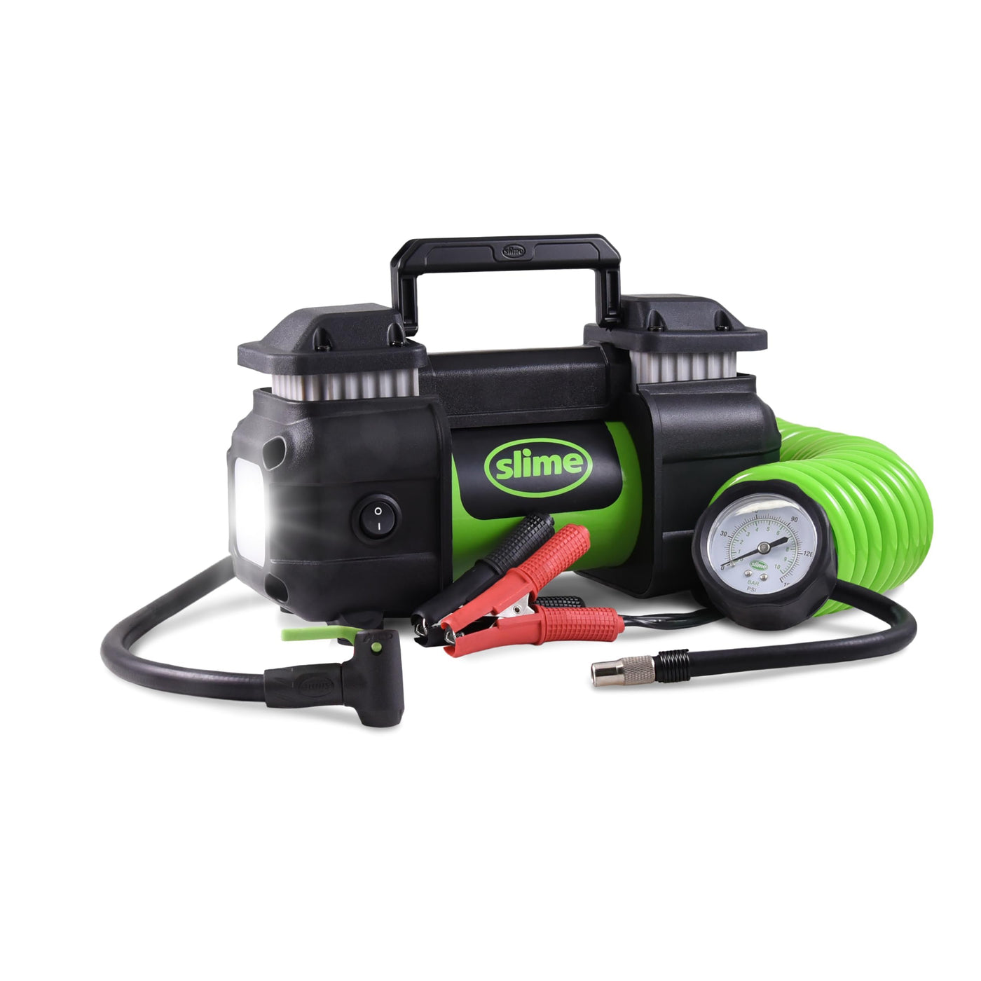 Slime Tire Inflator Portable Air Compressor For Car SUV 4x4