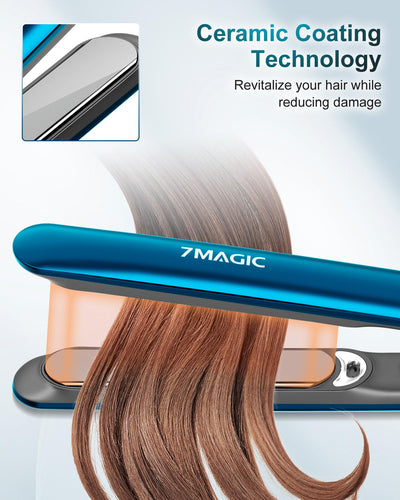 Ceramic Hair Straightener Flat Iron With LCD Professional 2 In 1