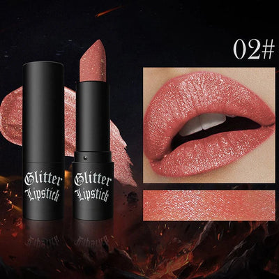 Matte Long Lasting Lipstick With Subtle Fine Shimmer Finish