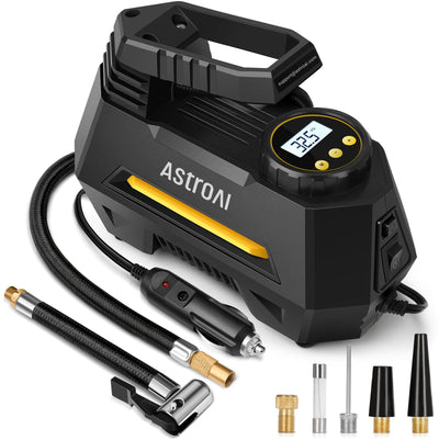 AstroAI Portable Tire Inflator Air Compressor 12V DC For Cars