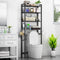 Over The Toilet Storage Rack 4 Tier Adjustable Bathroom Organizer Shelf
