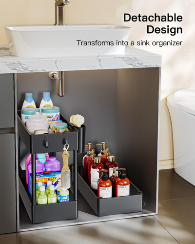 Bathroom Storage Cart Organizer With Wheels For Easy Mobility