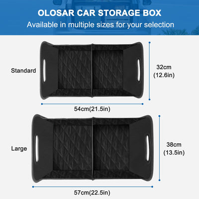Olosar Collapsible Car Trunk Organizer Portable Storage Solution