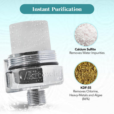 Hard Water Shower Water Softener Filter For Cleaner Soft Skin