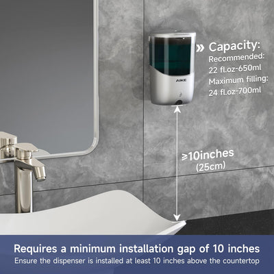 Mount Automatic Soap Dispenser For Liquid Soap Battery Operated Touchless